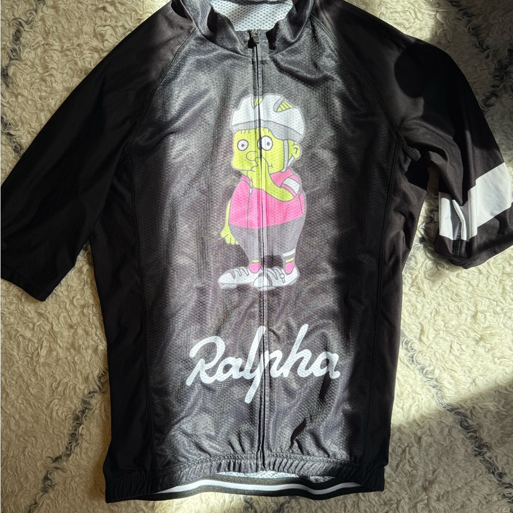 Ralpha Men’s Black Cycling Jersey